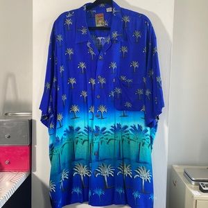 Mens VINTAGE Pineapple Connection Hawaiian Shirt Size 4XT